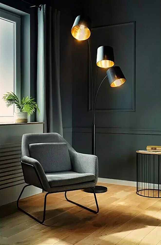 Lattiavalaisin Tween Light Cremona musta/messinki