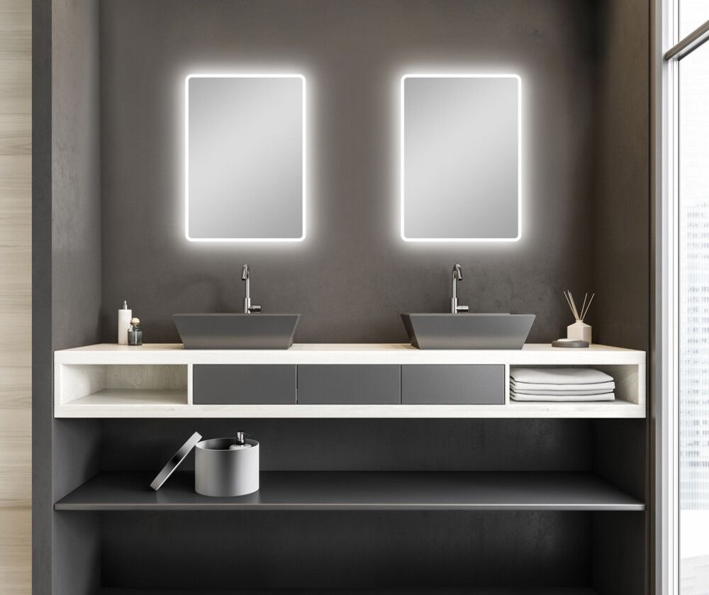 LED-valopeili DSK Silver Sunlight 70 x 50 cm