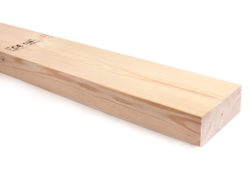 Runkotolppa C24 48 x 123 x 4500 mm mitallistettu