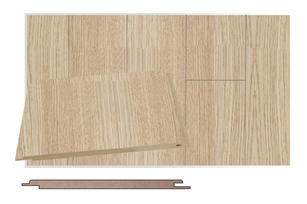 Kattopaneeli Maler MDF Natur tammi STP-0 6 x 160 x 1200 mm