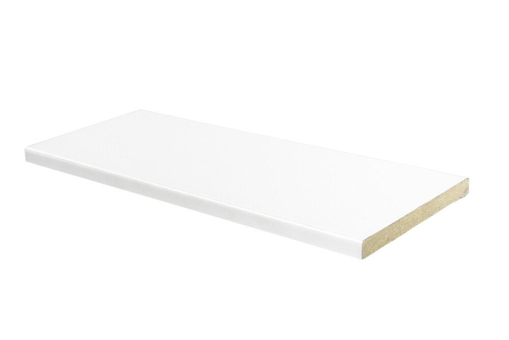 Kynnys Maler MDF sileä MR laminaatti valkoinen 9 x 92/29 M9