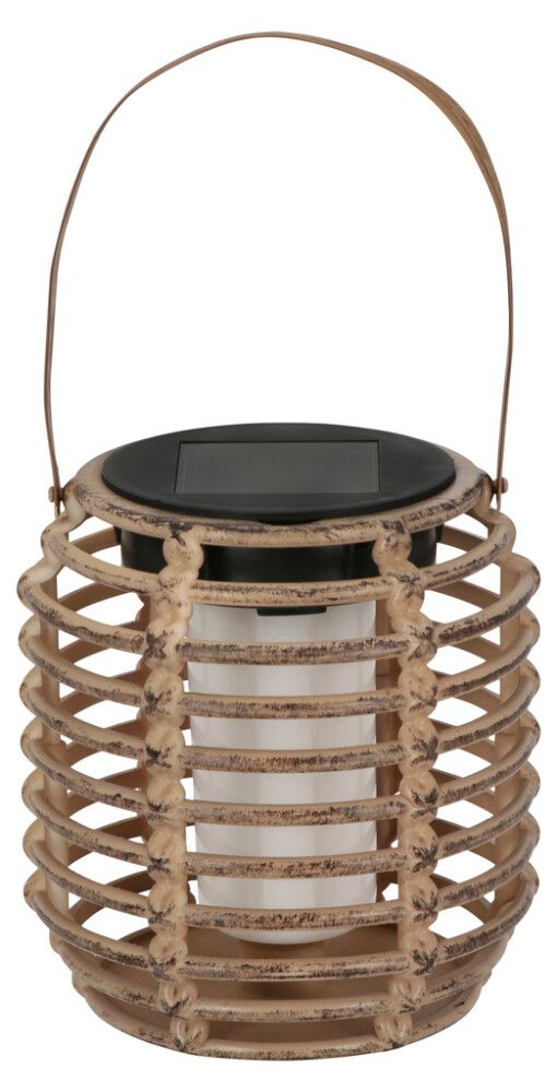 Solarlyhty liekkiefektillä Bauhaus IP44 Ø 10,5 x 36 cm