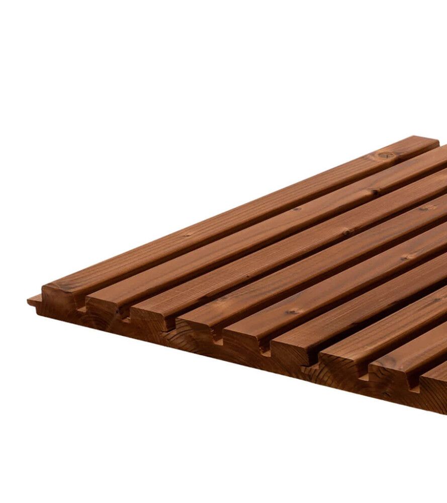 Lämpöpuupaneeli Lunawood Triple Thermo D kuusi 32 x 140 (per metri)