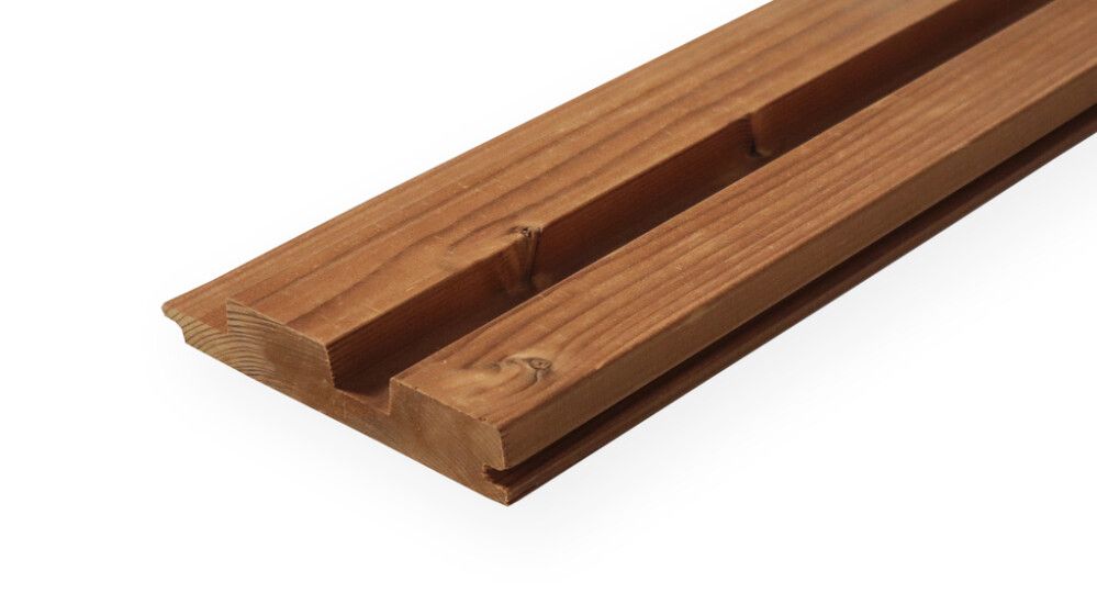 Lämpöpuupaneeli Luna Duo 32 x 140 kuusi (per metri)