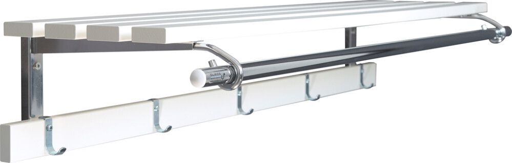 Vaatenaulakko Olikos Ville 4424 100 cm Valkoinen/Kromi