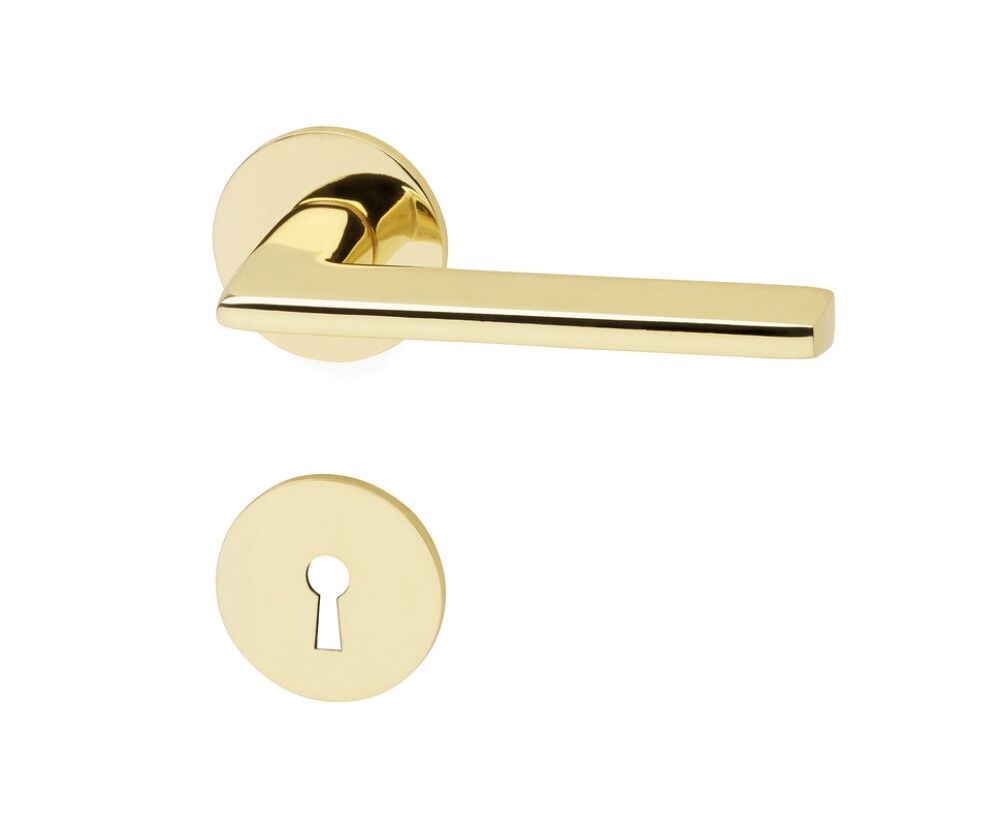 Väliovenpainike Habo Denver kiillotettu messinki