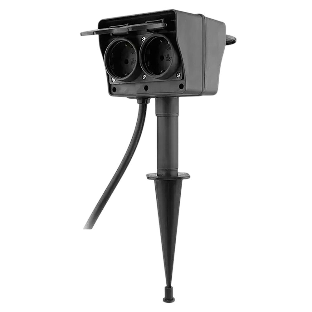 Puutarhahaaroitin Voltomat 4-os musta 5 m IP44