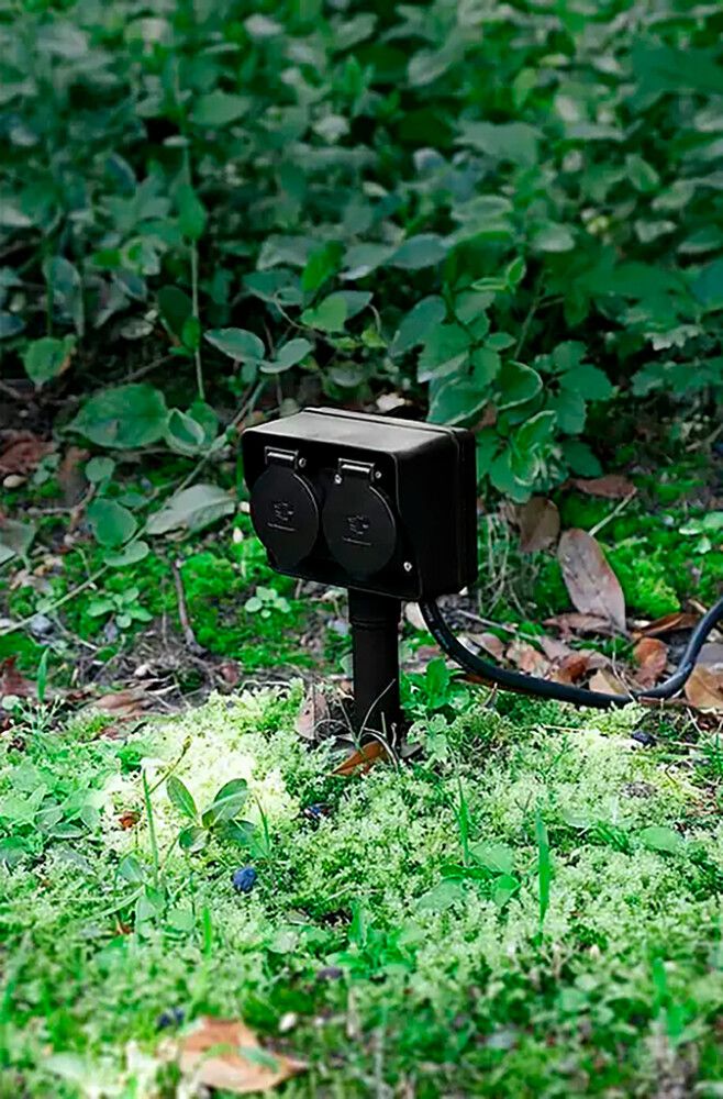 Puutarhahaaroitin Voltomat 2-os musta 5 m IP44