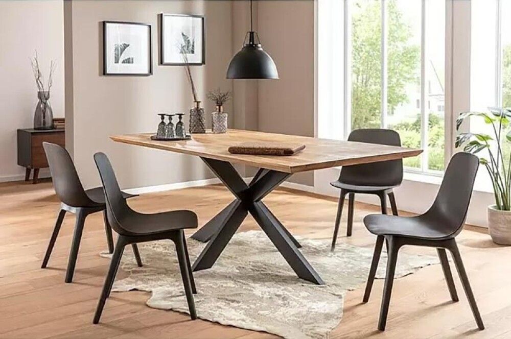 Pöytälevy viistettyreunainen tammi B/B 26 x 850 x 2000 mm.