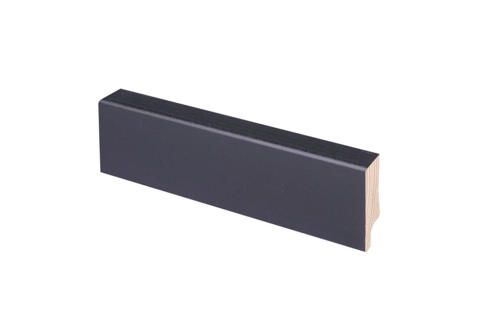 Jalkalista Maler Aava SJ mänty musta 12 x 42 x 2750 mm