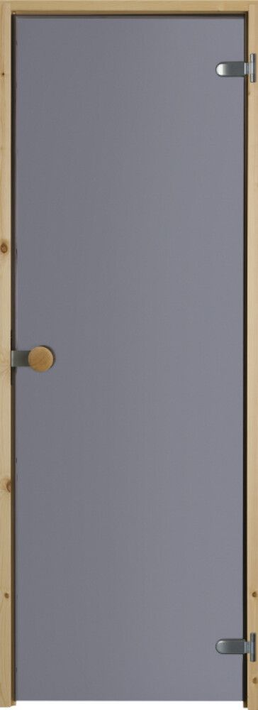 Saunan lasiovi Swedoor Harmaa 83 Mäntykarmi