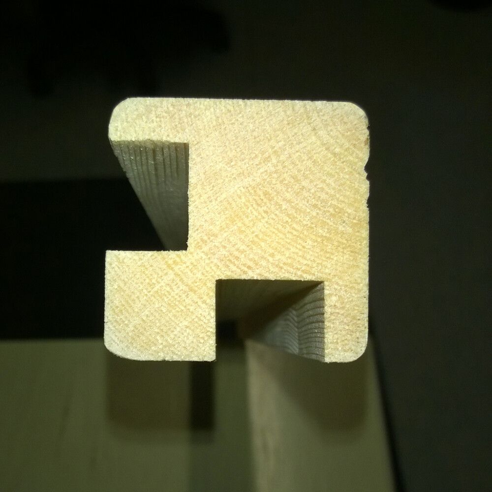 Kulmaliitos Lamboard Mänty 18 mm levylle 2 kpl