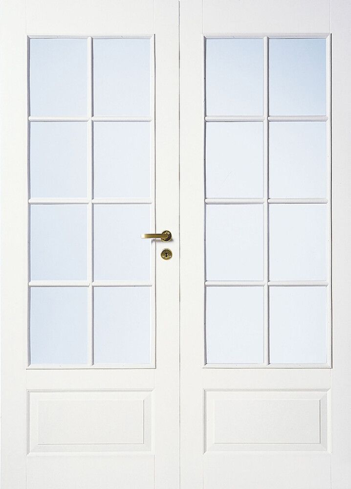 Pariovi Swedoor Style 42 8 + 8 -ristikolla Kirkas 13 x 21 Vasen