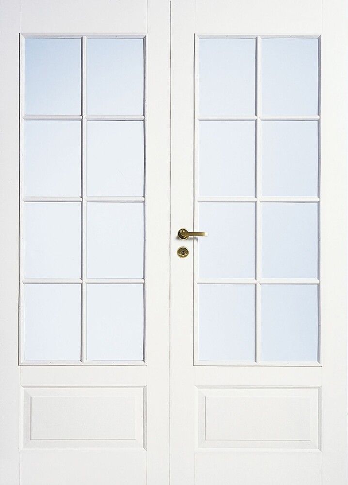 Pariovi Swedoor Style 42 8 + 8 -ristikolla Kirkas 13 x 21 Oikea