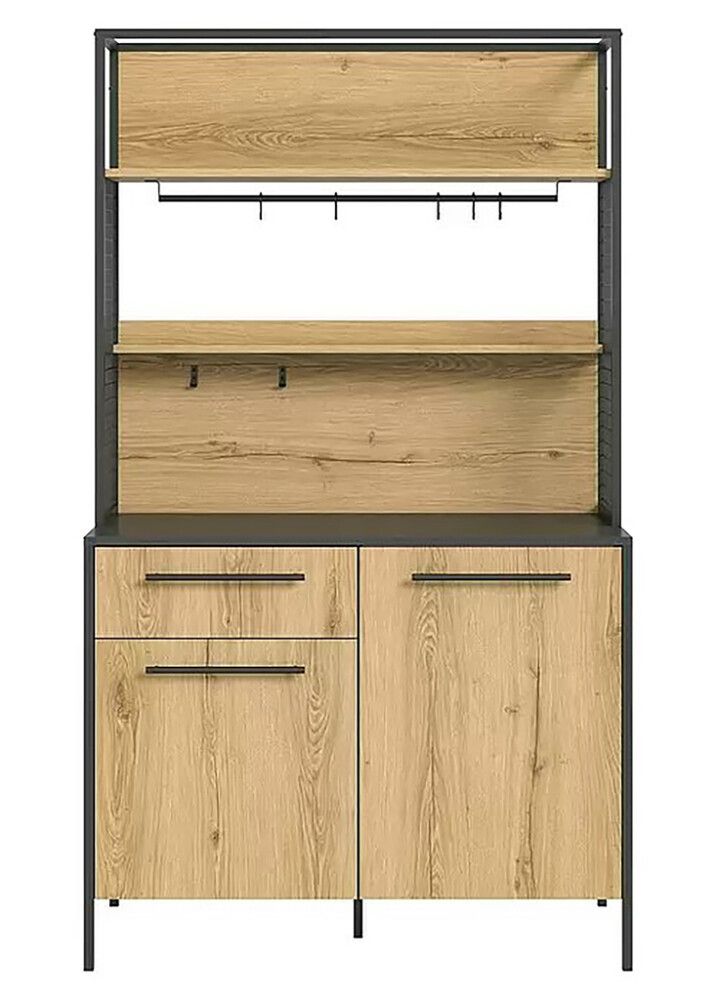 Keittiökaapisto Single Design tammenharmaa 114 cm