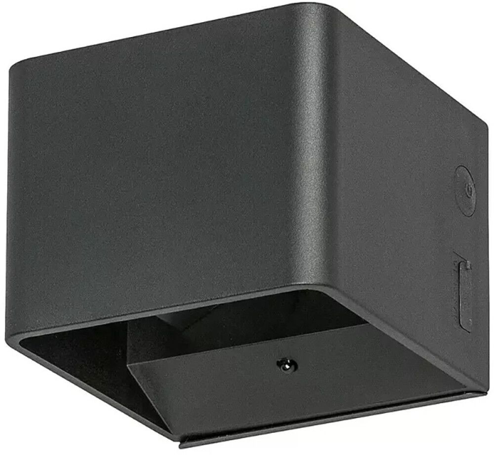 Seinävalaisin Lavida Lucca Vario musta 10 x 10 x 8 cm