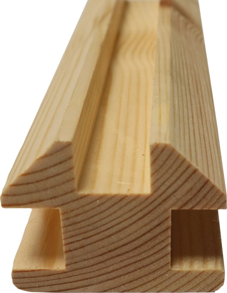 Hyllyliitos Lamboard Mänty 45 x 57 x 1000 mm