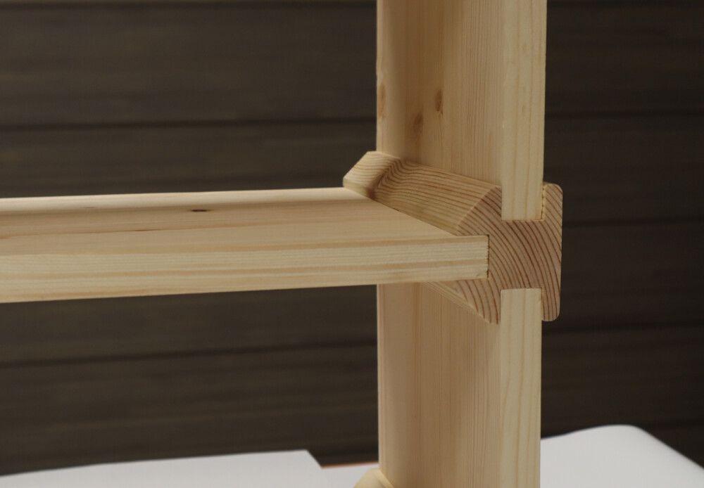 Hyllyliitos Lamboard Mänty 45 x 57 x 1000 mm