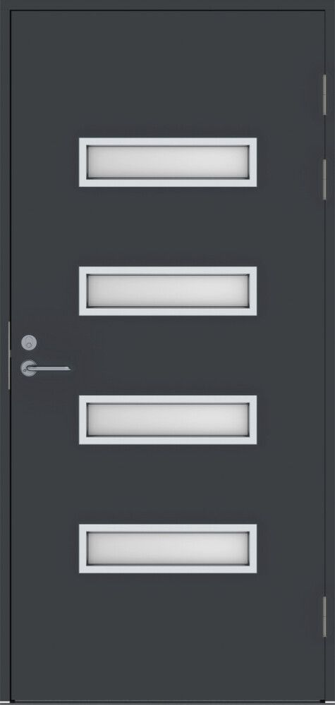 Ulko-ovi Swedoor Function F2090 W53 Tummanharmaa
