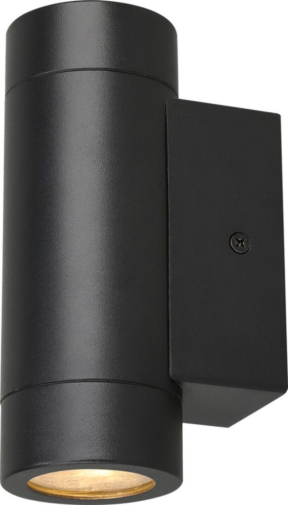 Ulkoseinävalaisin Tween Light Vada musta Ø 6 x 16 cm