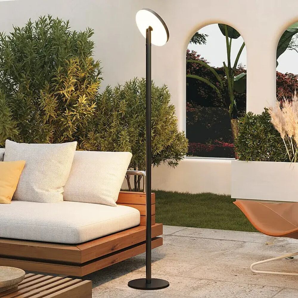 Solarvalaisin Jazz musta Ø 23 x 45–145 cm IP54