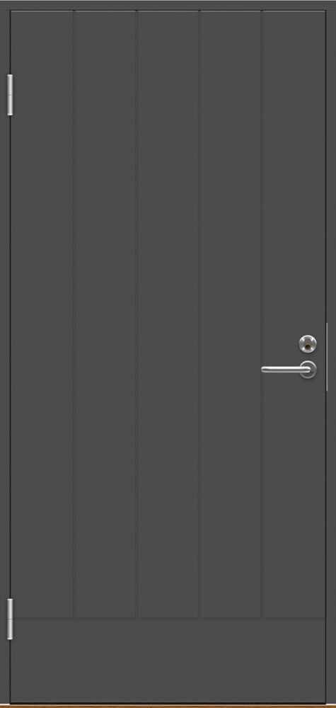 Ulko-ovi Swedoor Basic B0010 Tummanharmaa