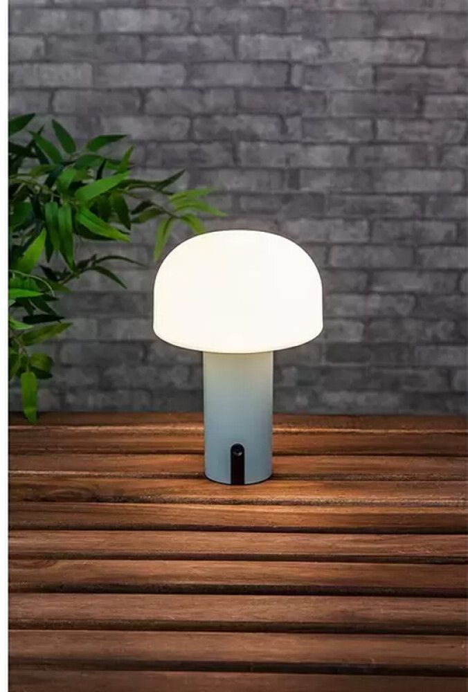 Ladattava pöytävalaisin Starlux Pisa RGB harmaa