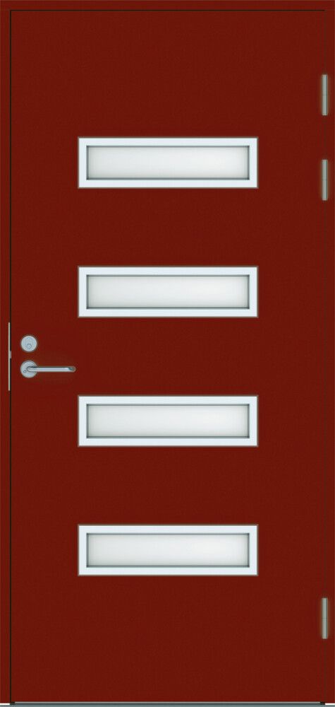 Ulko-ovi Swedoor Function F2090 W53 Tiilenpunainen