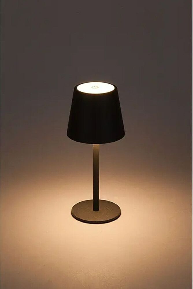 Ulkopöytävalaisin Starlux Paola mini musta 3 kpl