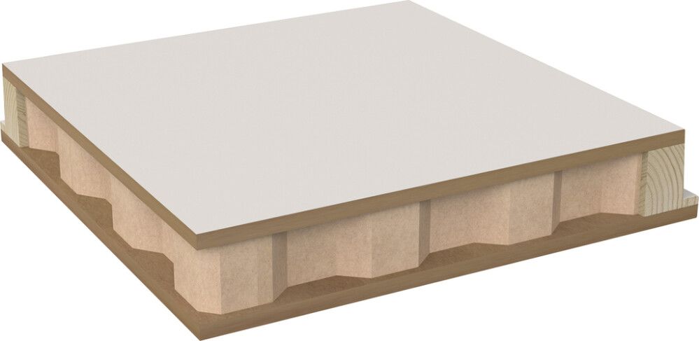 Lujalaakaovi Swedoor Steady 411 10 x 21