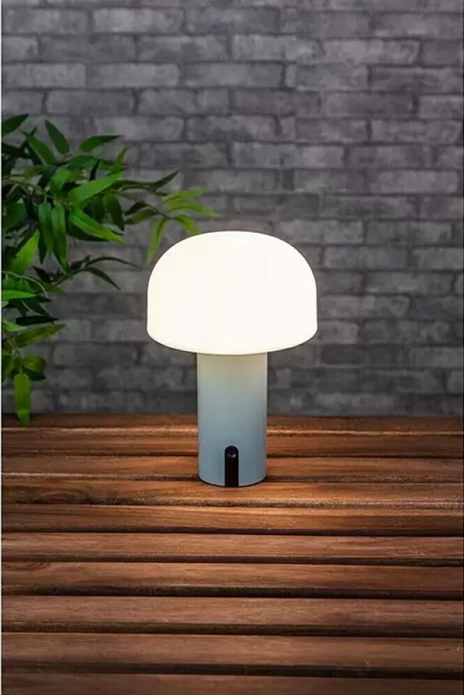 Ladattava pöytävalaisin Starlux Pisa RGB harmaa