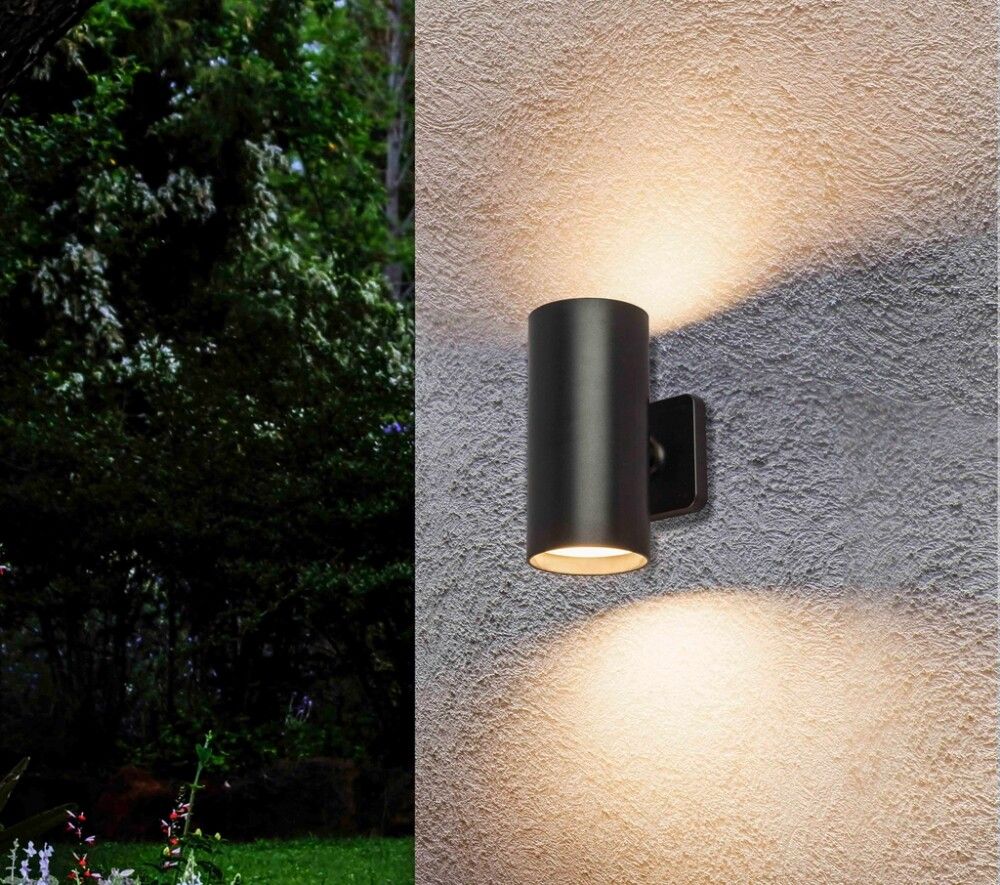 Seinävalaisin Starlux Avio IP44 RC Musta