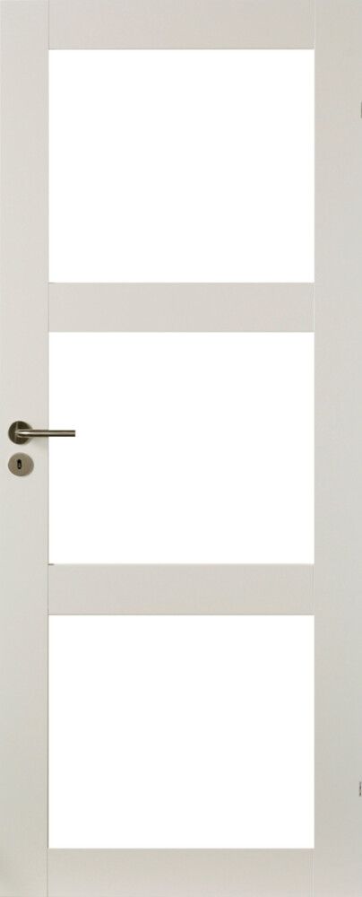 Massiivikehysovi Swedoor Unique 507 Valkoinen Kirkas lasi