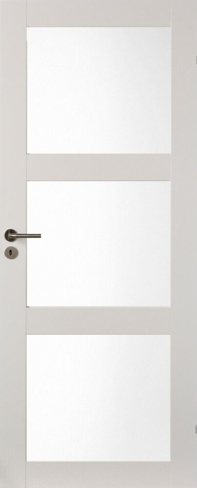 Massiivikehysovi Swedoor Unique 507 Valkoinen Satiinilasi