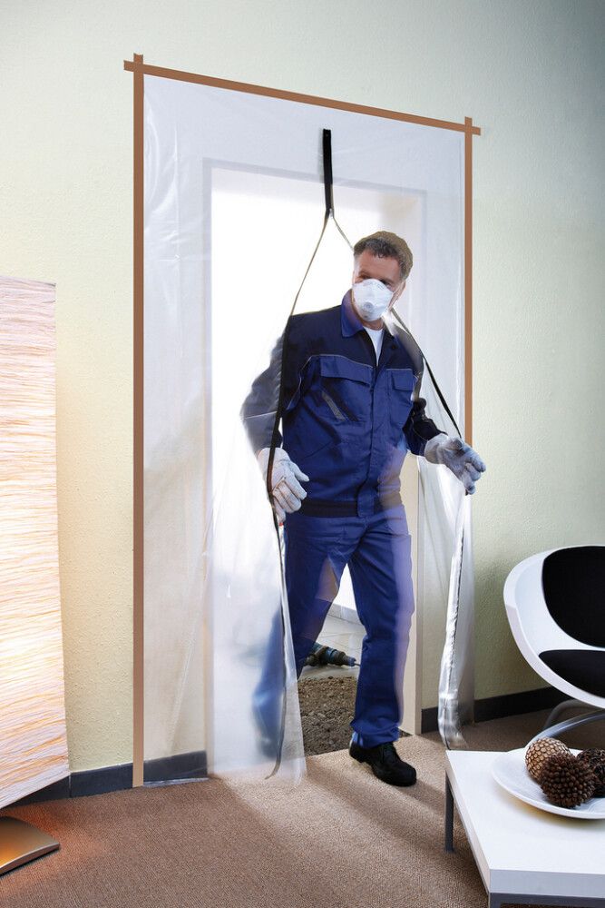 Pölynsuojaovi Wolfcraft 220 x 125 cm