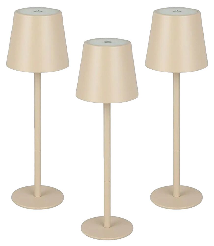 Ulkopöytävalaisin Starlux Paola mini hiekka 3 kpl