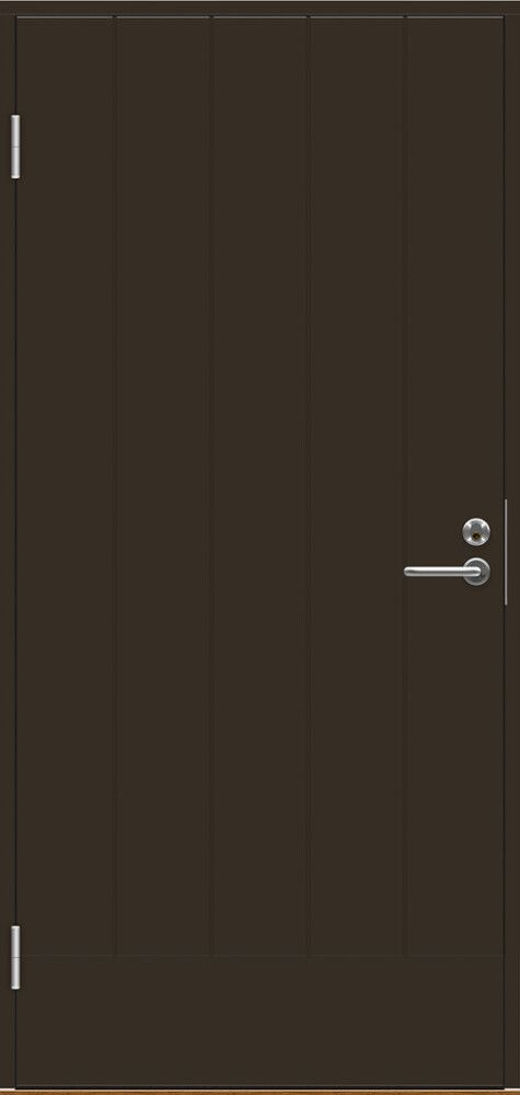 Ulko-ovi Swedoor Basic B0010 Tummanruskea