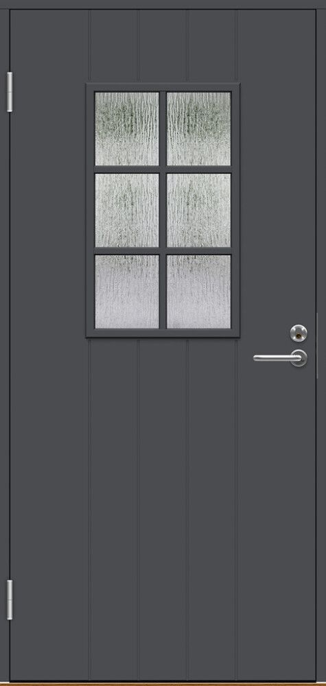 Ulko-ovi Swedoor Basic B0015 Tummanharmaa