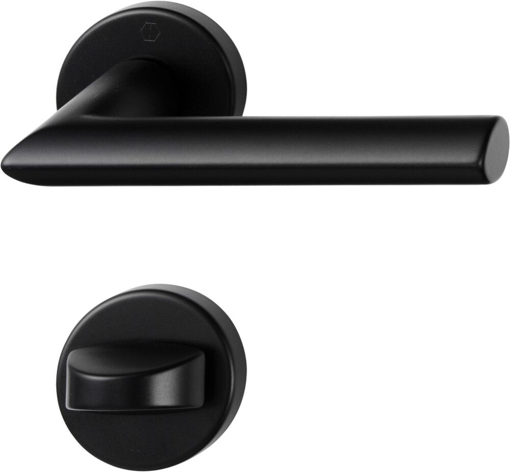 Väliovenpainike Swedoor Stockholm Musta WC-vääntönuppilla