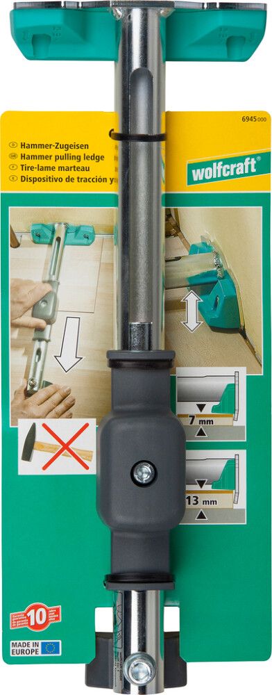 Parkettirauta Wolfcraft liukuvasaralla