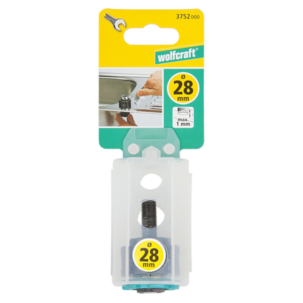 Reikäleikkuri vesihanalle Wolfcraft 1 1/8" Ø 28 mm