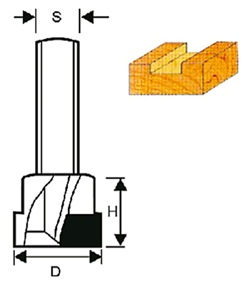 Yläjyrsinterä Tamo 1101 8 x 20 mm