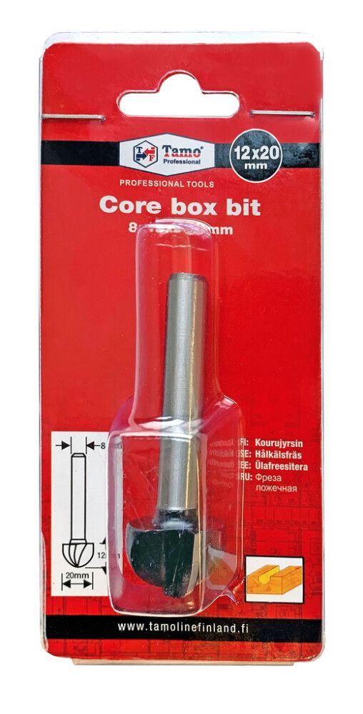 Yläjyrsinterä Tamo 1503 12 x 20 mm