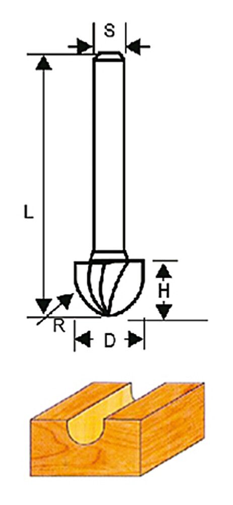 Yläjyrsinterä Tamo 1503 12 x 20 mm