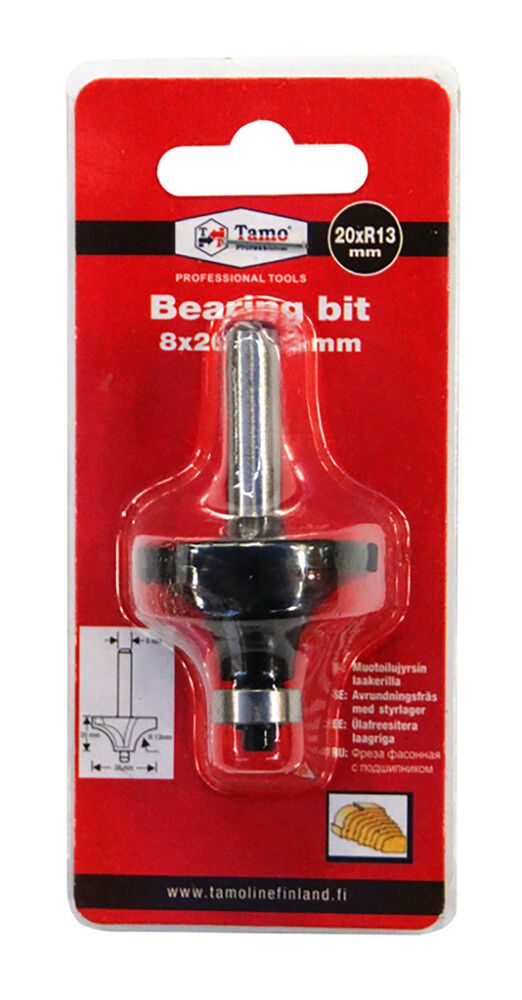 Yläjyrsinterä Tamo 1601 20 x R13 mm