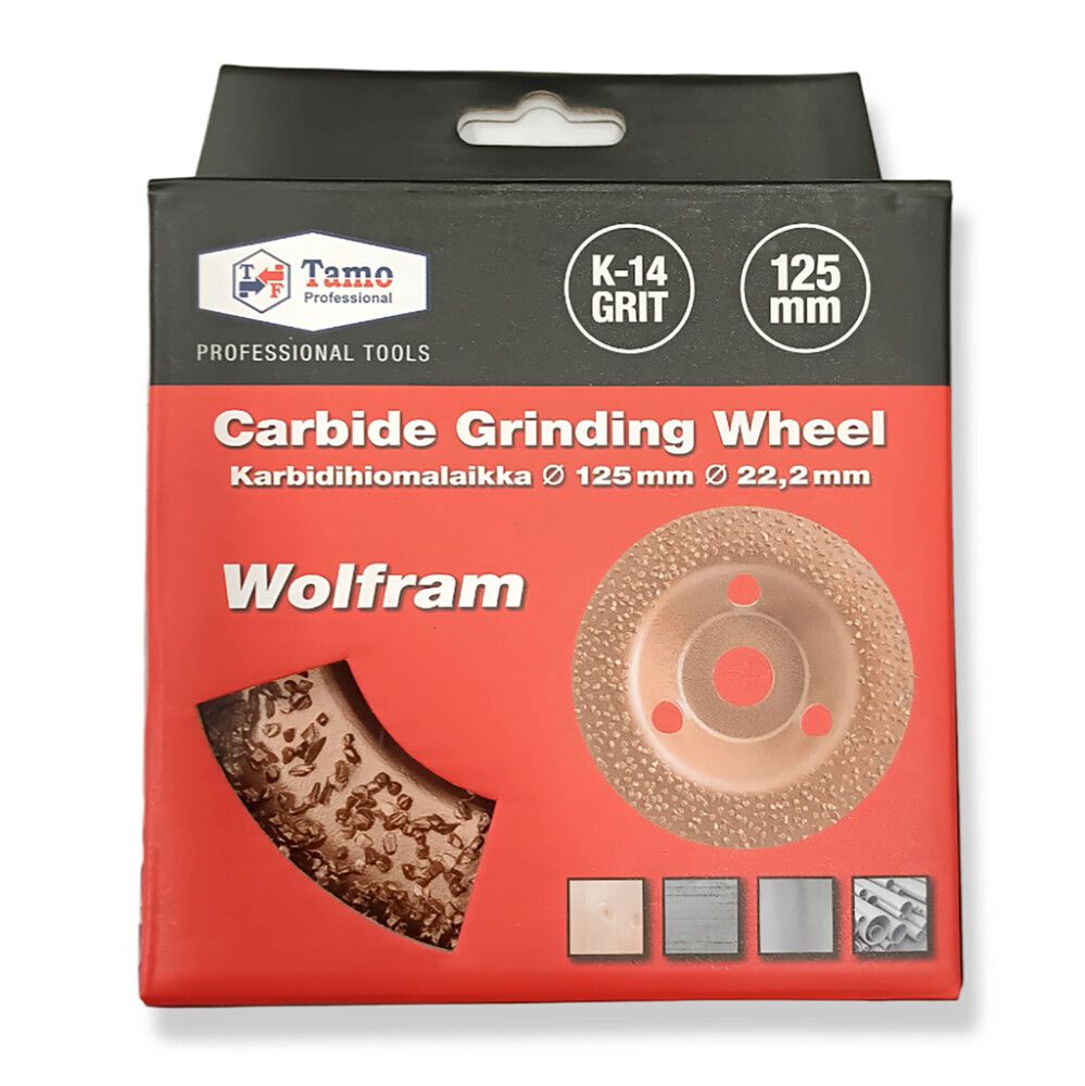 Hiomalaikka Tamo Wolfram K14 Ø 125 mm