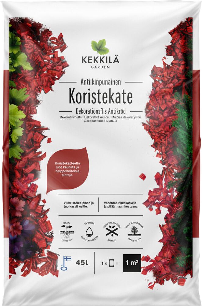 Koristekate Kekkilä antiikinpunainen 45 l