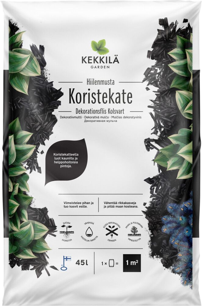 Koristekate Kekkilä hiilenmusta 45 l