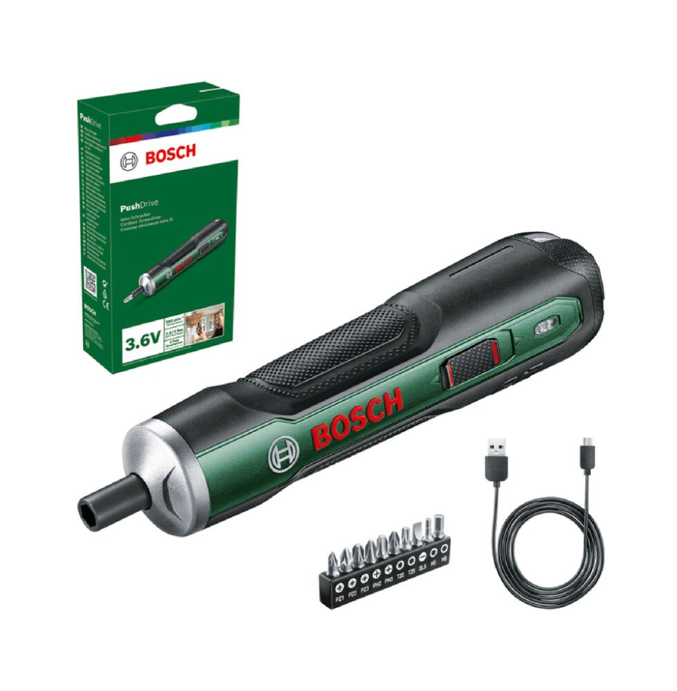 Akkuruuvinväännin Bosch PushDrive
