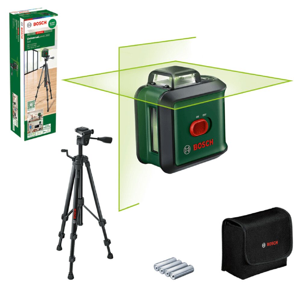 Ristilinjalaser Bosch UniversalLevel 360 Set